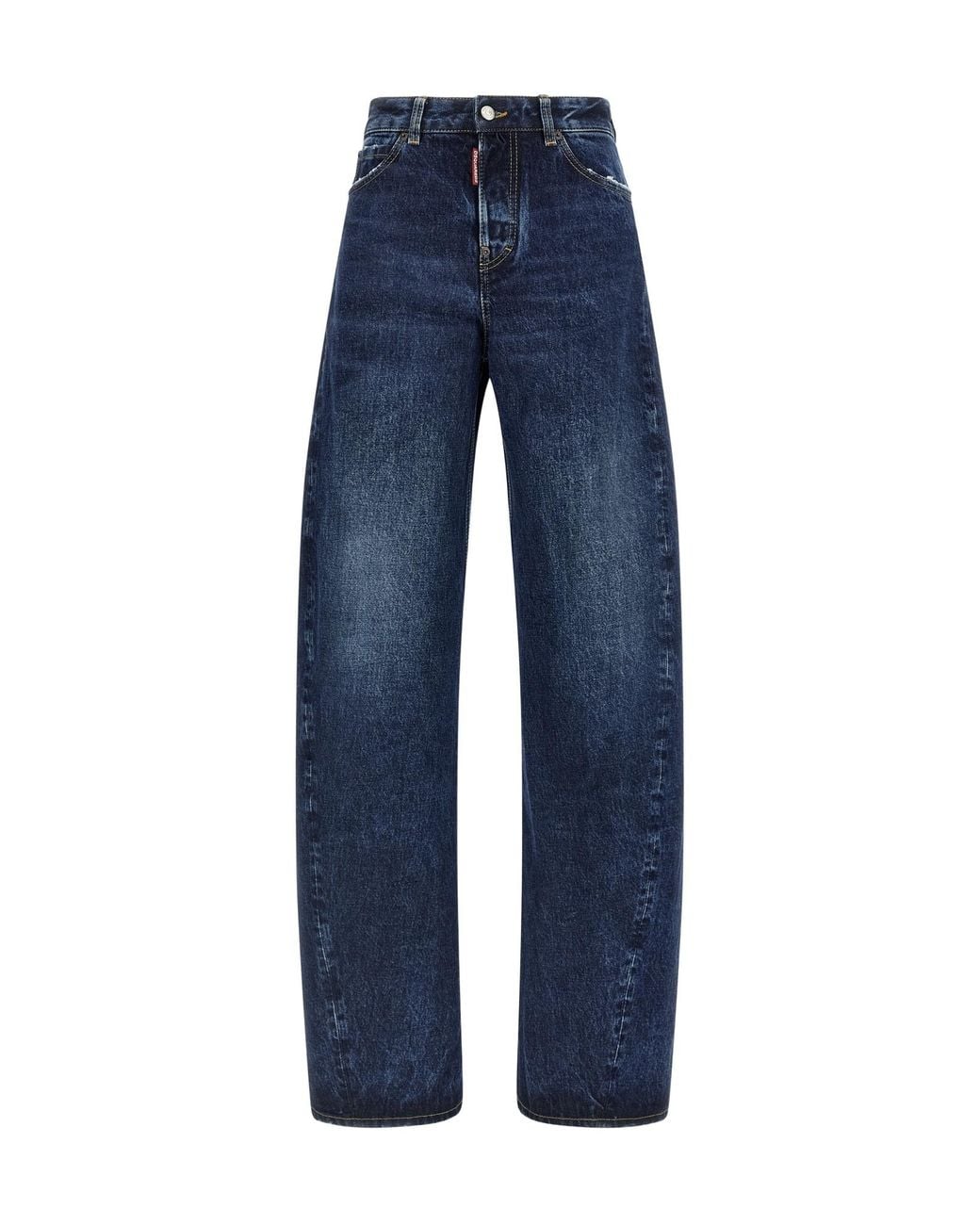 DSquared² Blue ディースクエアード2 ルーズツイスト ワイドレッグジーンズ