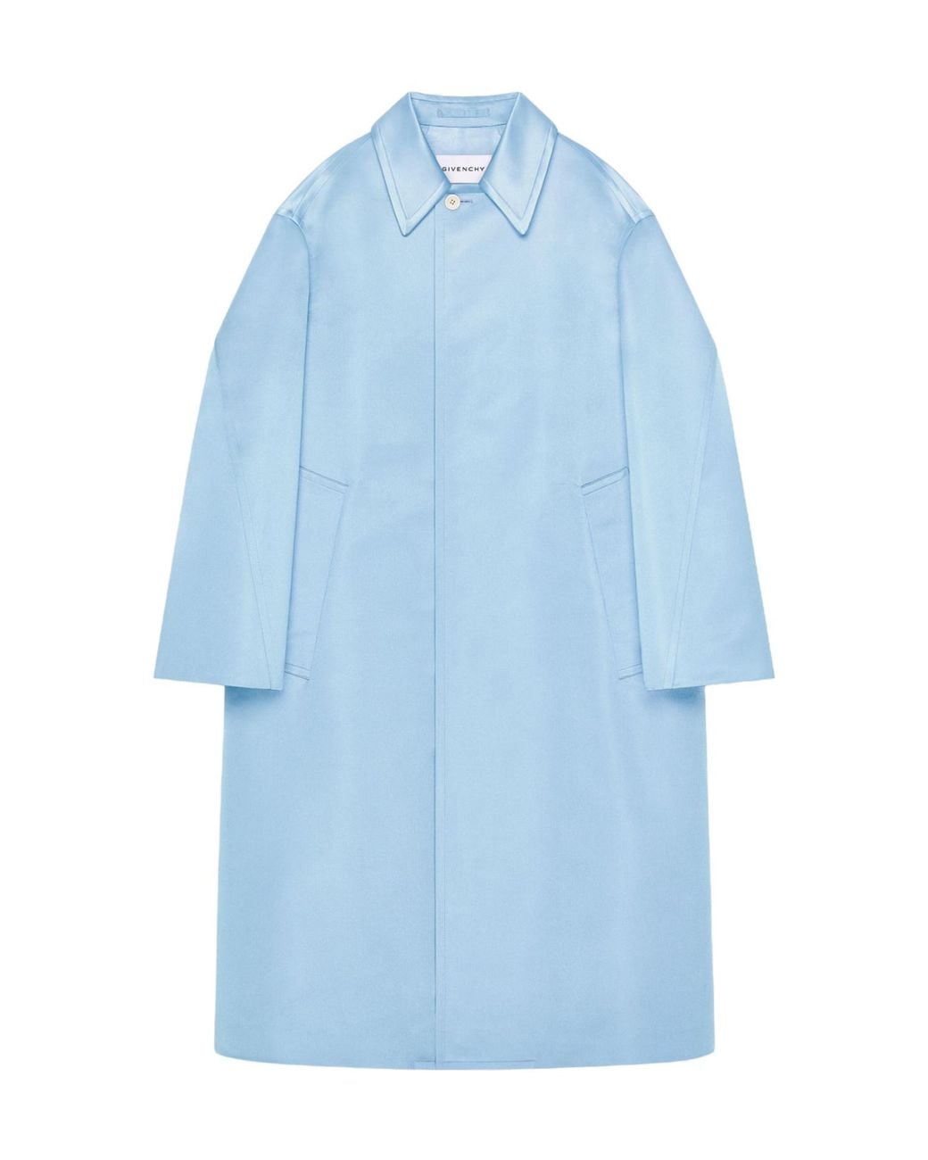 Givenchy Blue Couture Seam Coat for men