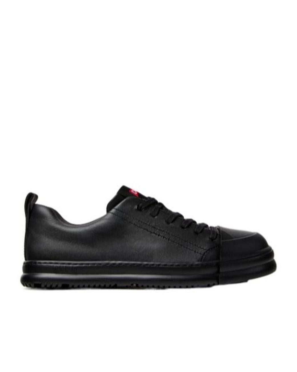 Camper Black Junction Runner Lace-Up Low-Top Sneakers