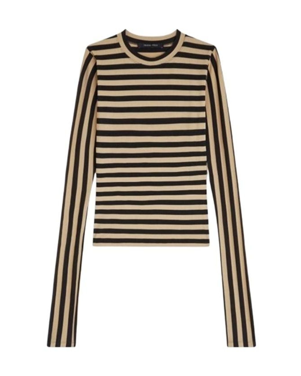 Phoebe Philo Black Striped T-Shirt