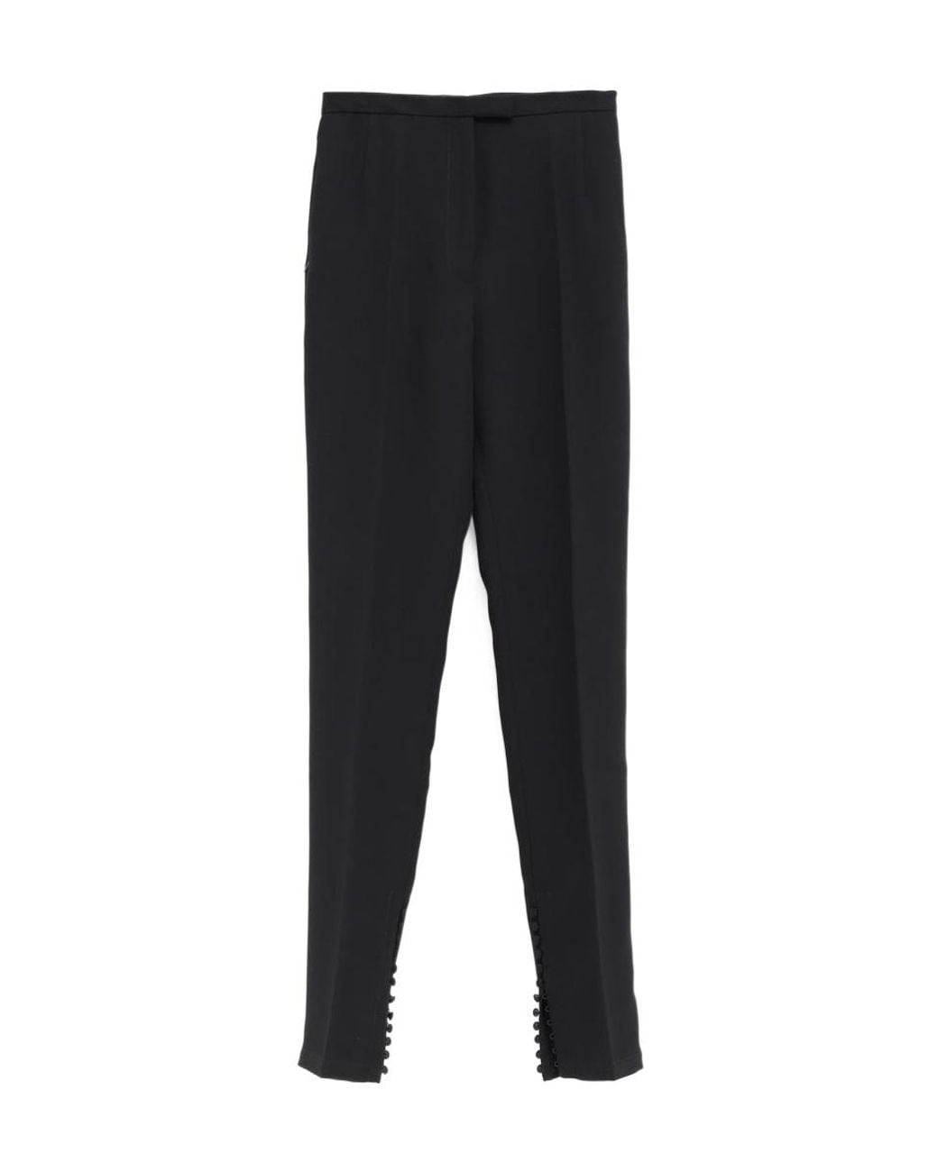 Dries Van Noten Black Pocket Casual Pants