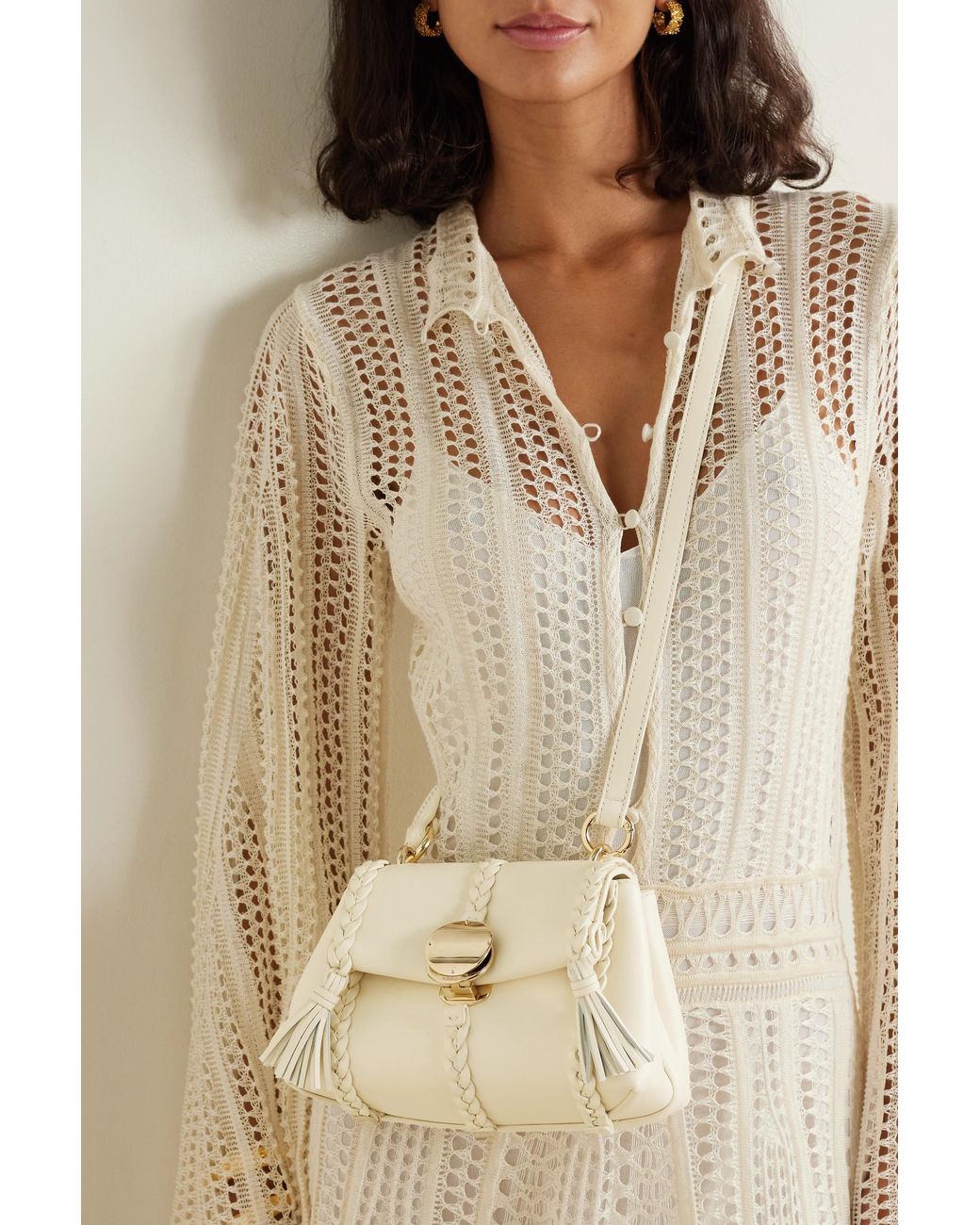 Chloé Natural Chloé Penelope Mini Shoulder Bag