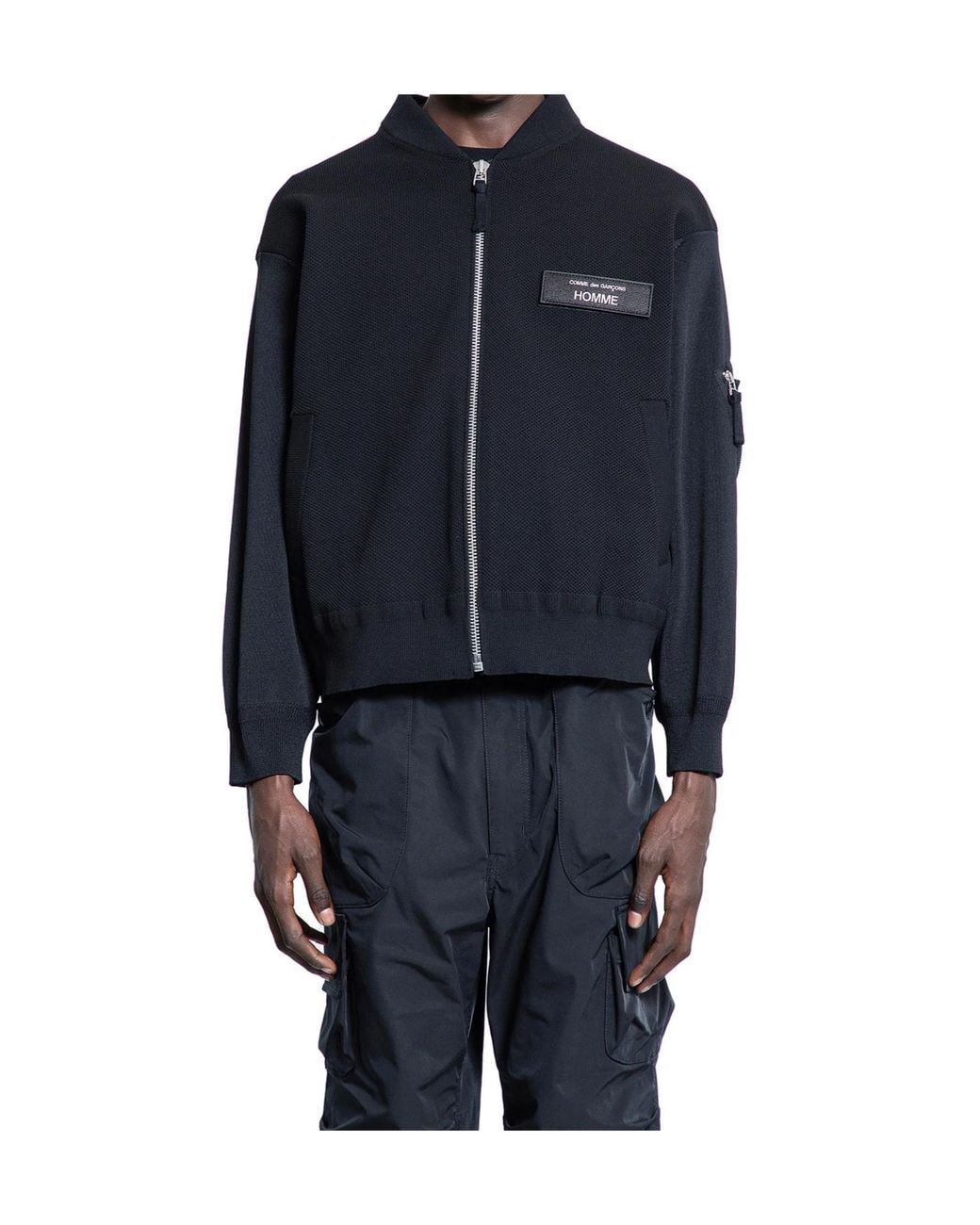 Comme des Garçons Black Long Sleeve Casual Jacket for men
