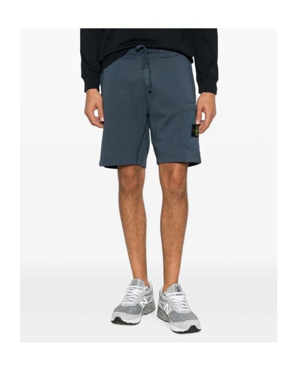 sunflower Blue Elastic-Waist Shorts for men