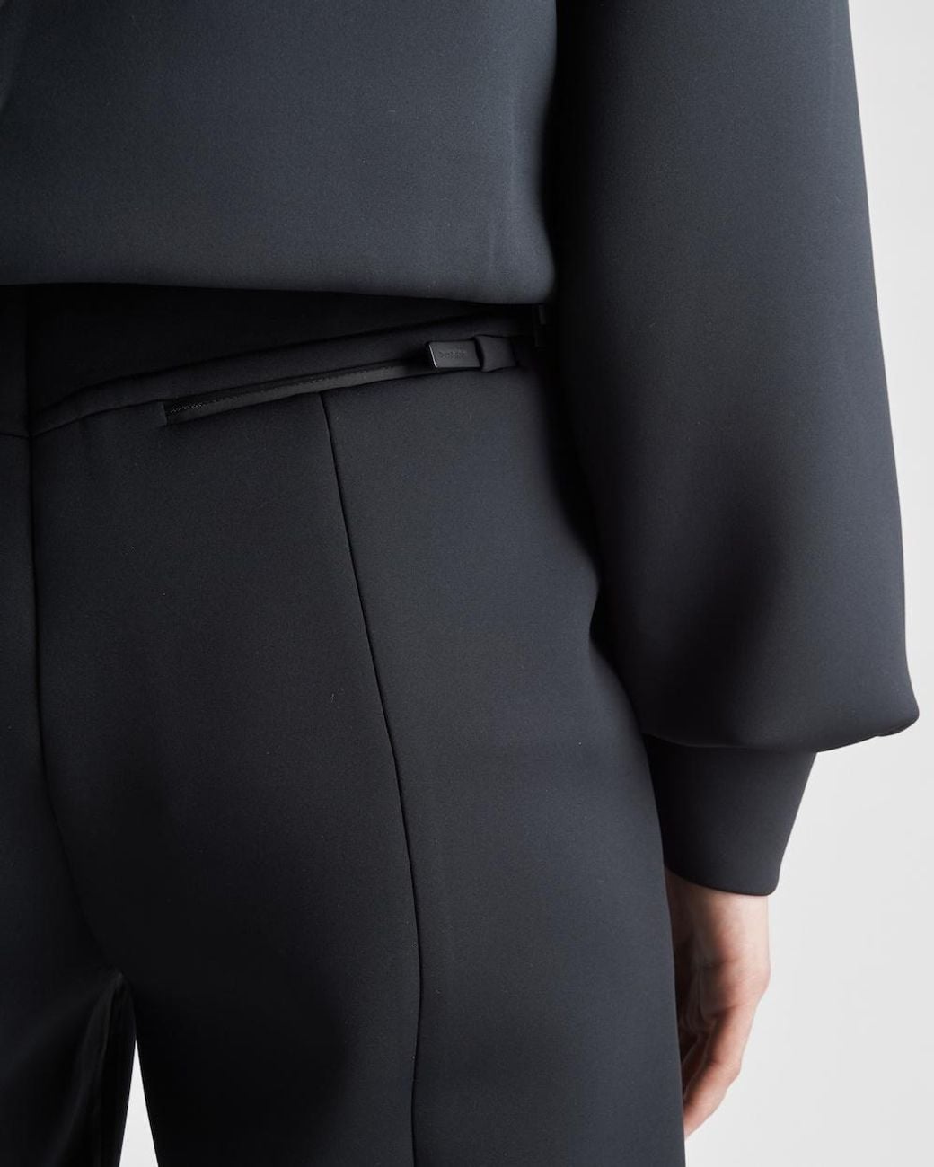 Prada Linea Rossa Blue Technical Knit Trousers