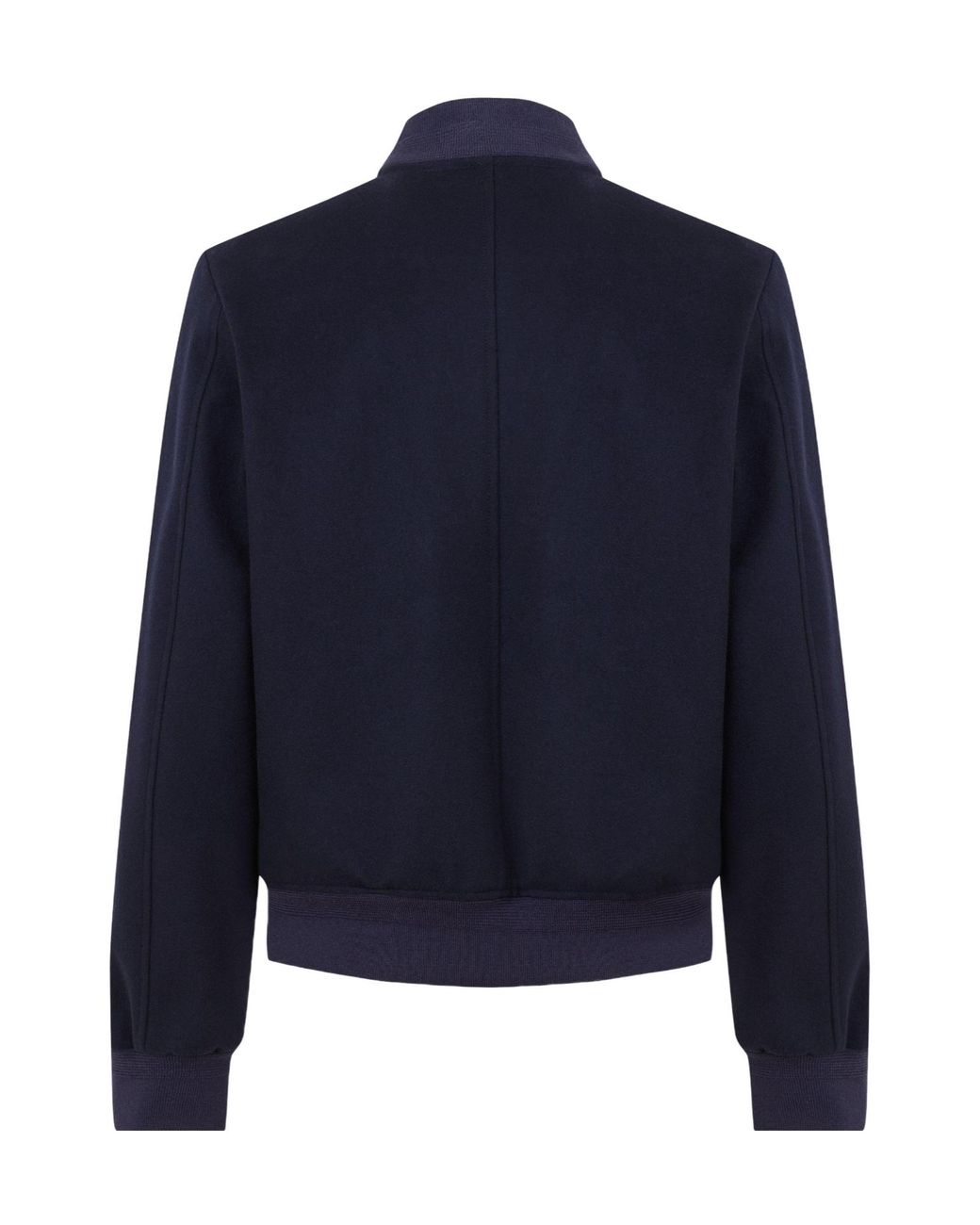 Burberry Blue Baseball-Collar Jacket for men