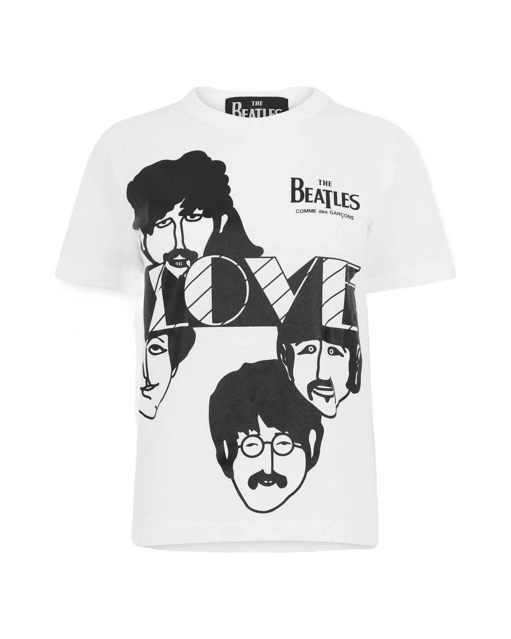 COMME DES GARÇONS PLAY White Regular Fit T-Shirt