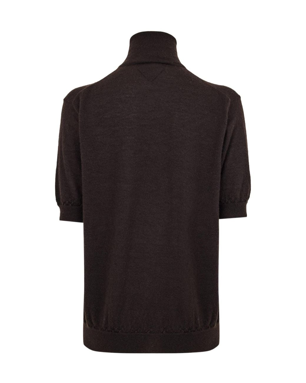 Prada Black Simple Short-Sleeved Shirt
