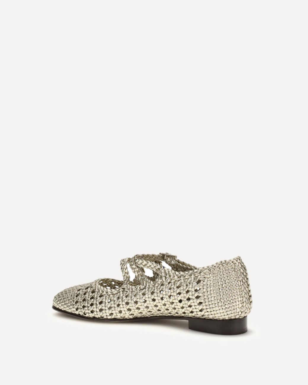 CAREL PARIS White Carel Ariana Interwovened Ballerinas