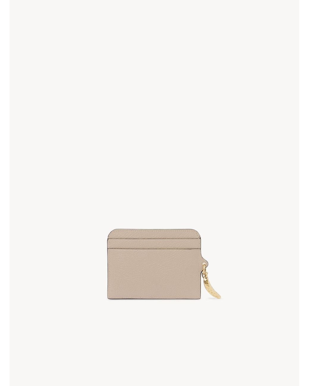 Chloé Natural Logo Card Holder