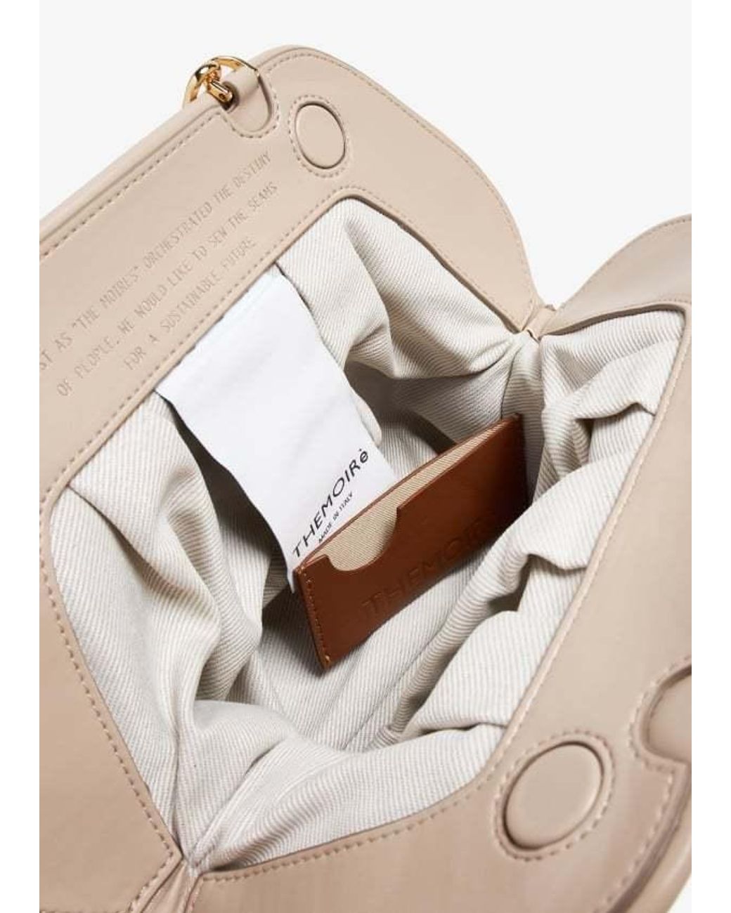 THEMOIRÈ Natural Tia Clutch Bag