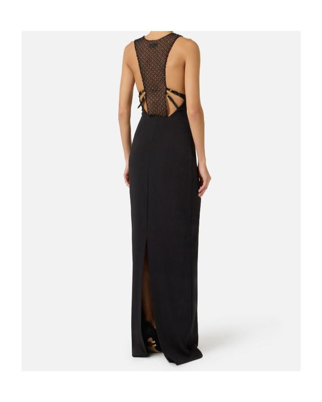 Elisabetta Franchi Black Carpet Dress