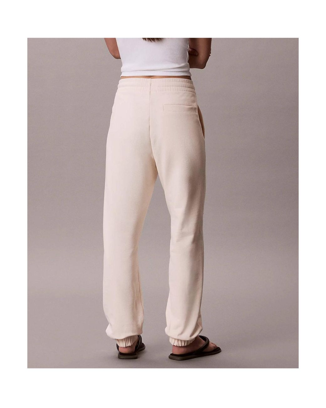 Calvin Klein Pink Elastic-Waist Joggers
