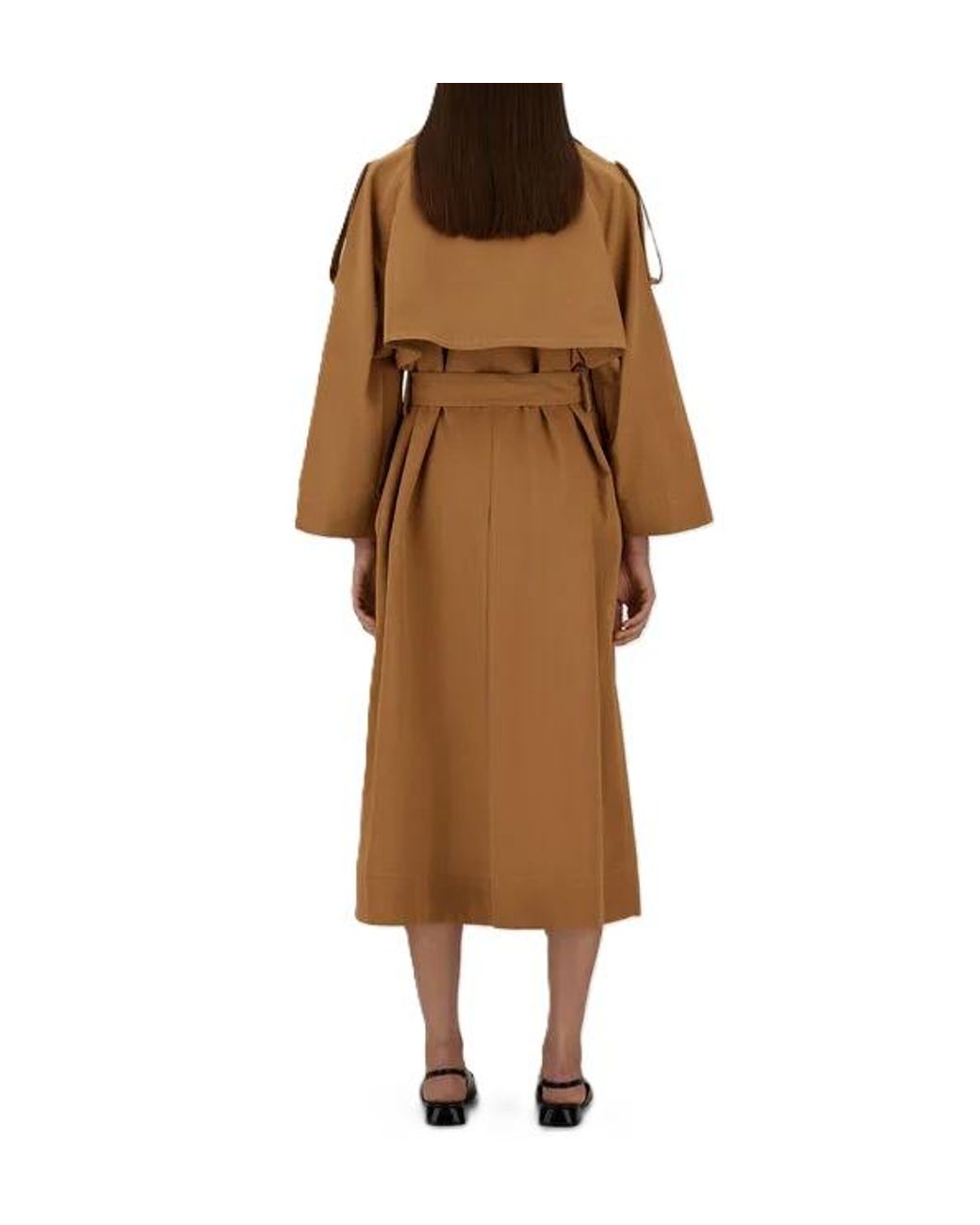 Herno Brown Belted Trench Coat
