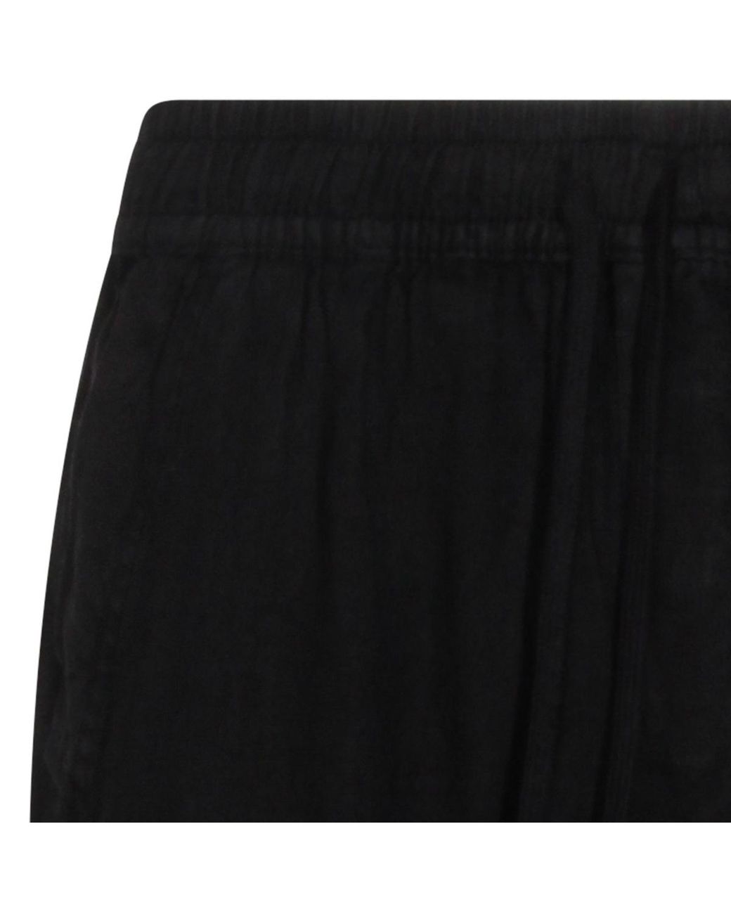 Thom Krom Black Elastic-Waist Pants for men