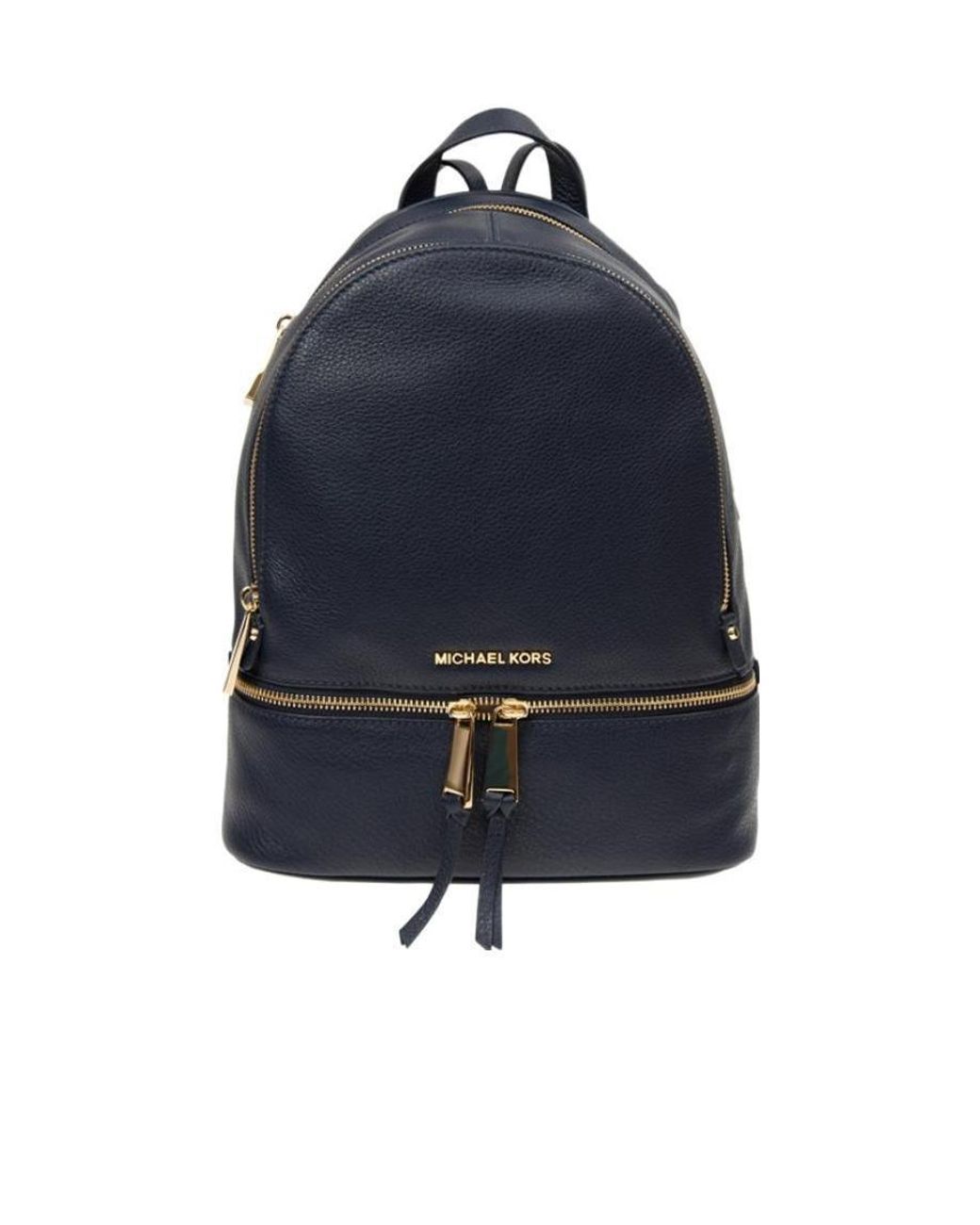 MICHAEL Michael Kors Dark Rhea Medium Backpack in Blue | Lyst