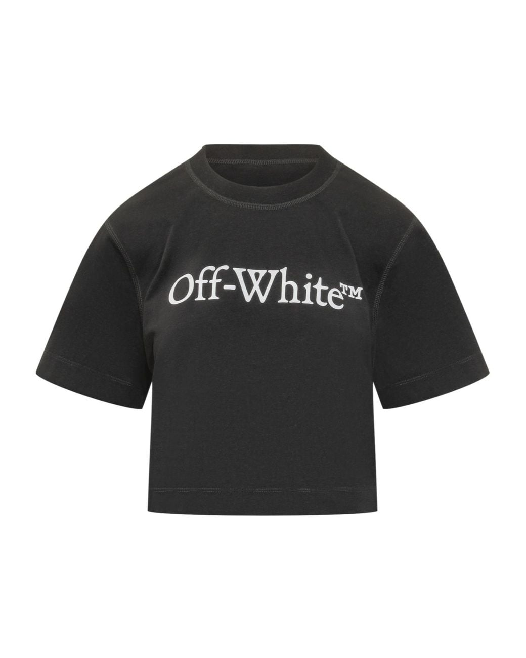 Off-White c/o Virgil Abloh Black Off Logo Printed Crewneck T-Shirt