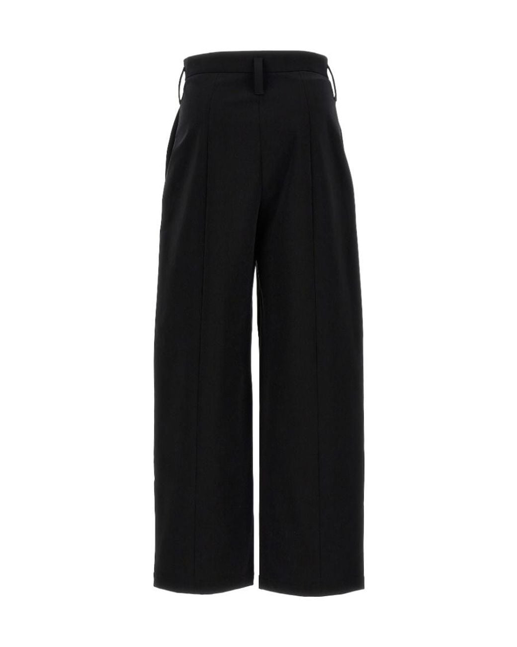 Philosophy Di Lorenzo Serafini Black Wide-Leg Pleated Trousers