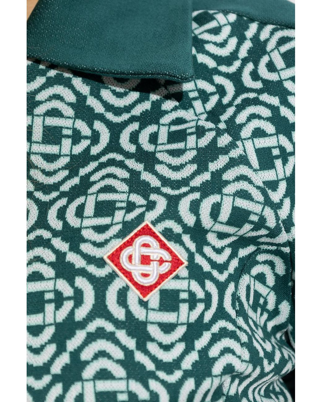 Casablanca Blue Long-Sleeved Zipper Jacket