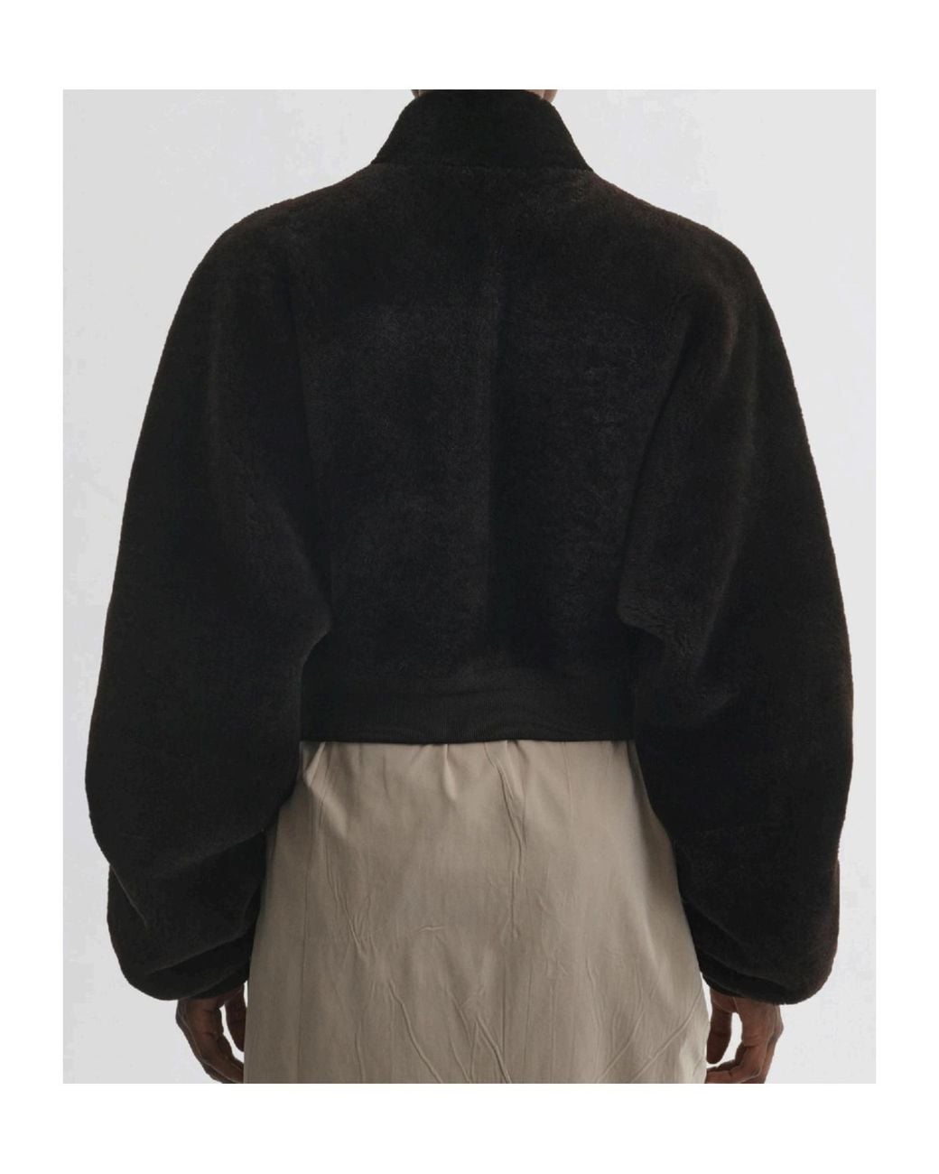 Phoebe Philo Black Bomber Jacket