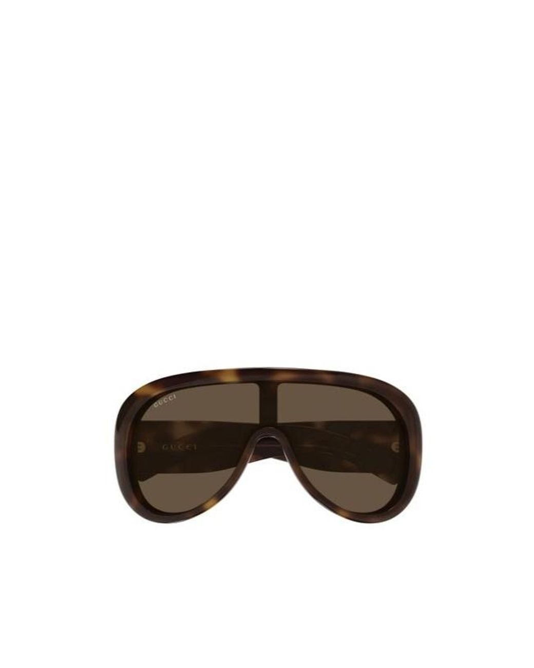 Gucci Brown Eyewear Pilot Frame Sunglasses for men
