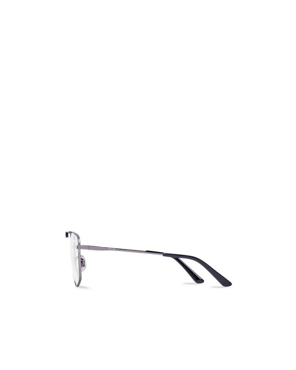 Balenciaga White Eyewear Aviator Frame Sunglasses for men