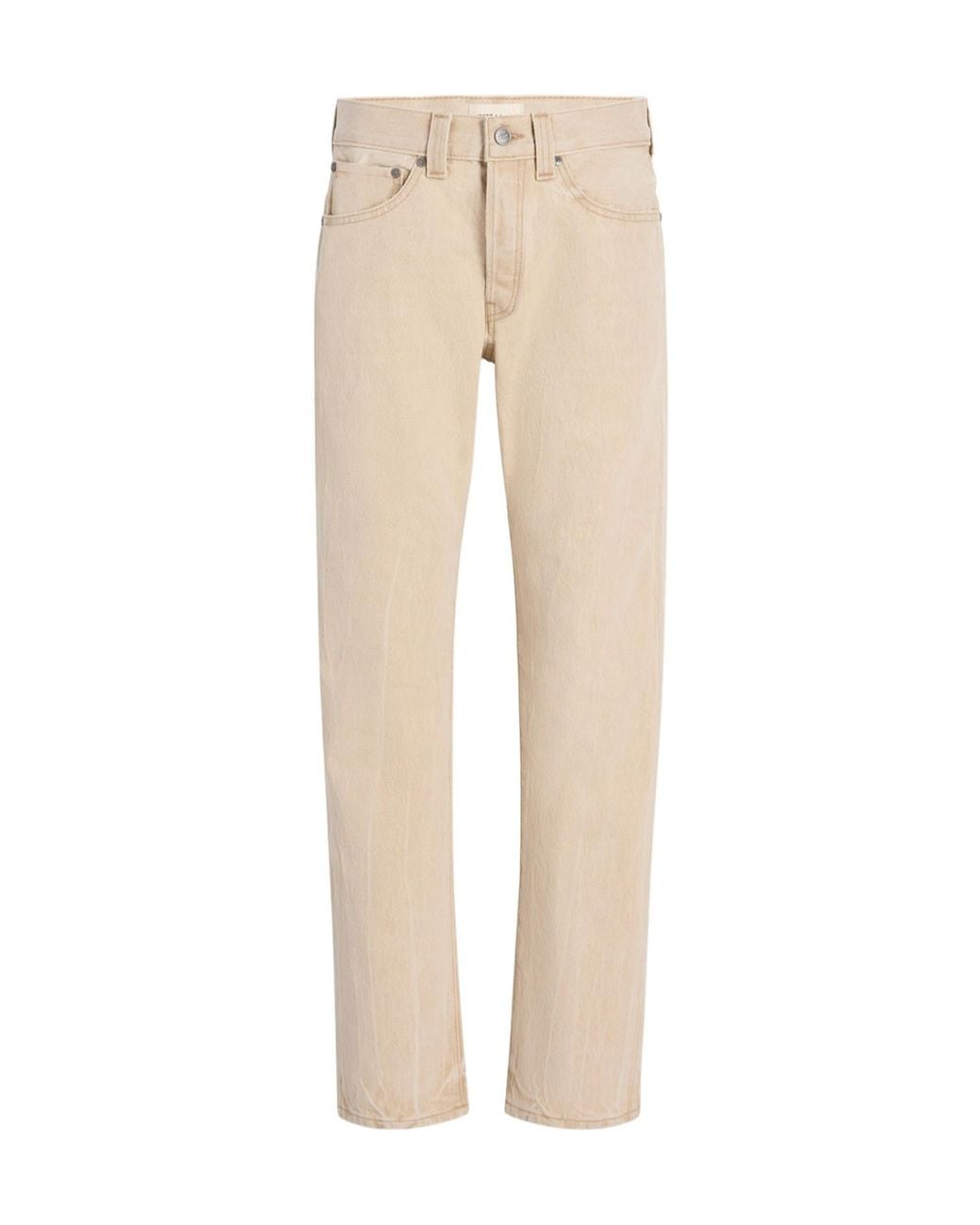 Khaite Natural Callum Straight-Leg Jeans