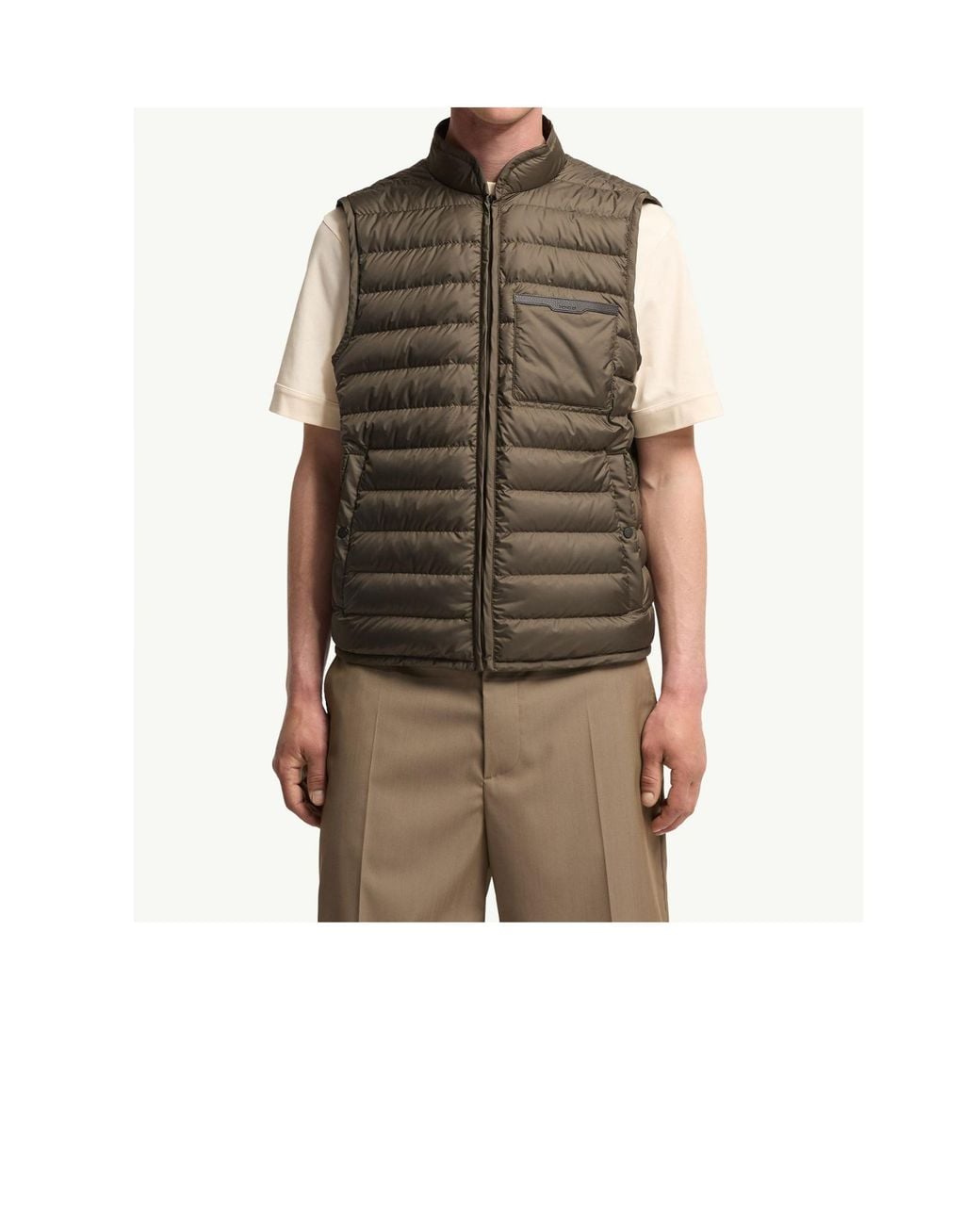 Moncler Green Thaldrik Cotton Field Jacket for men
