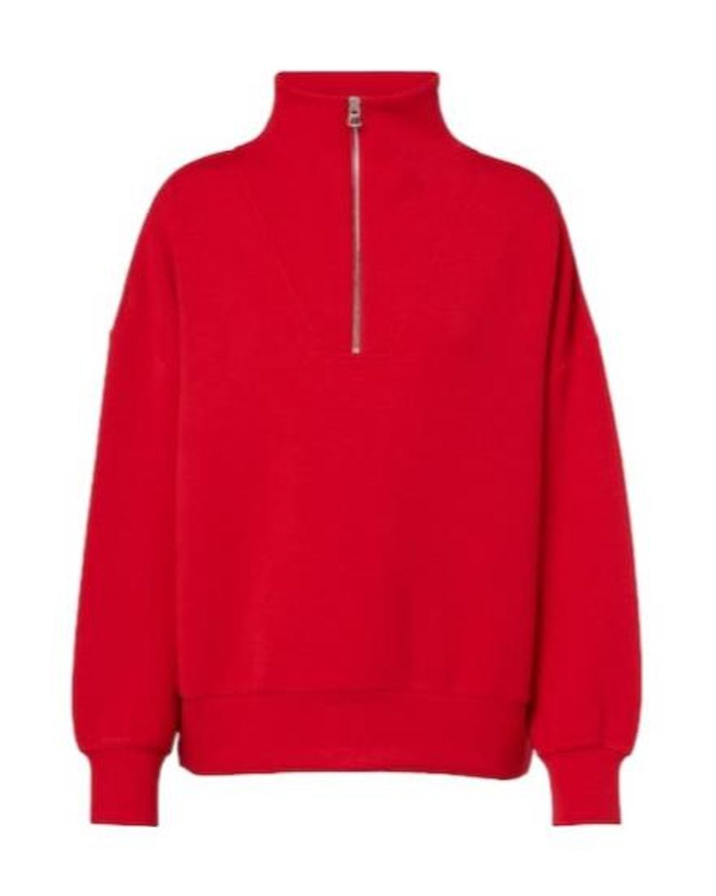 Varley Red Casual And Fashionable Hoodie