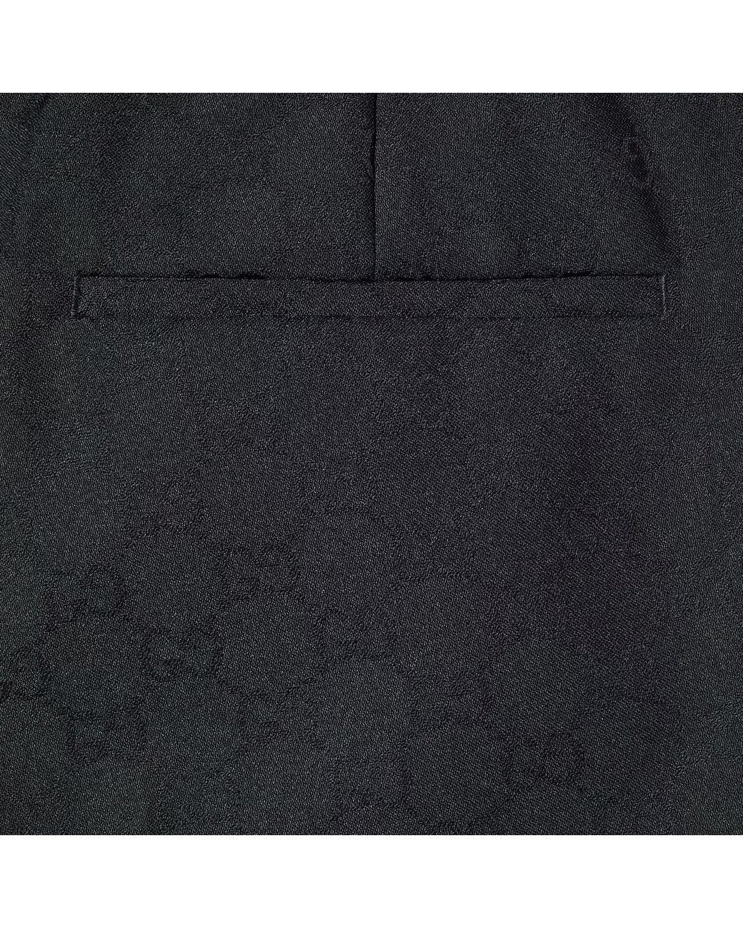Gucci Blue Gg Cropped Trousers for men
