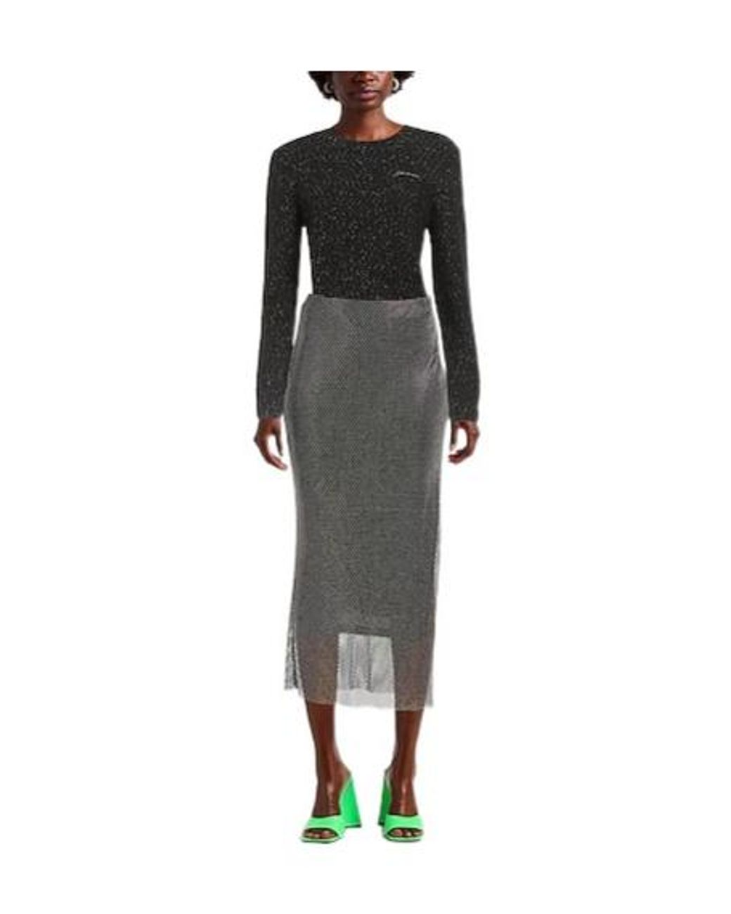 Ganni Black Two-Tone Jumpers