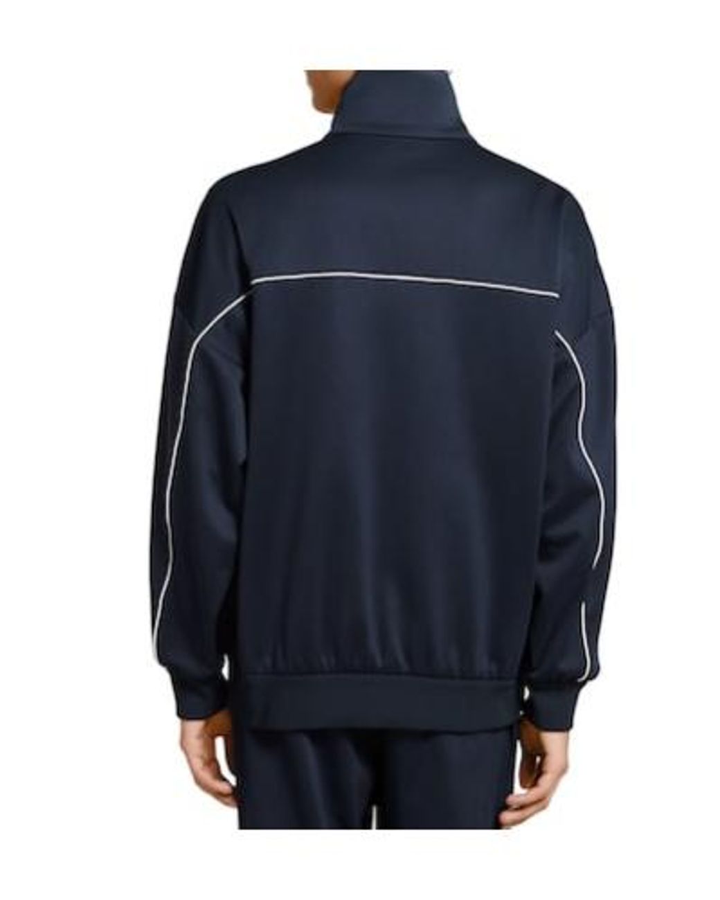 Gucci Blue Technical Jersey Sweatshirt With Embossed Logo for men