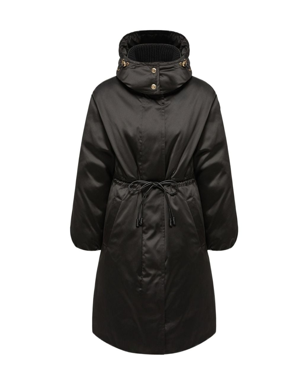 Moncler Black Contemplatif Hodded Long Down Parka