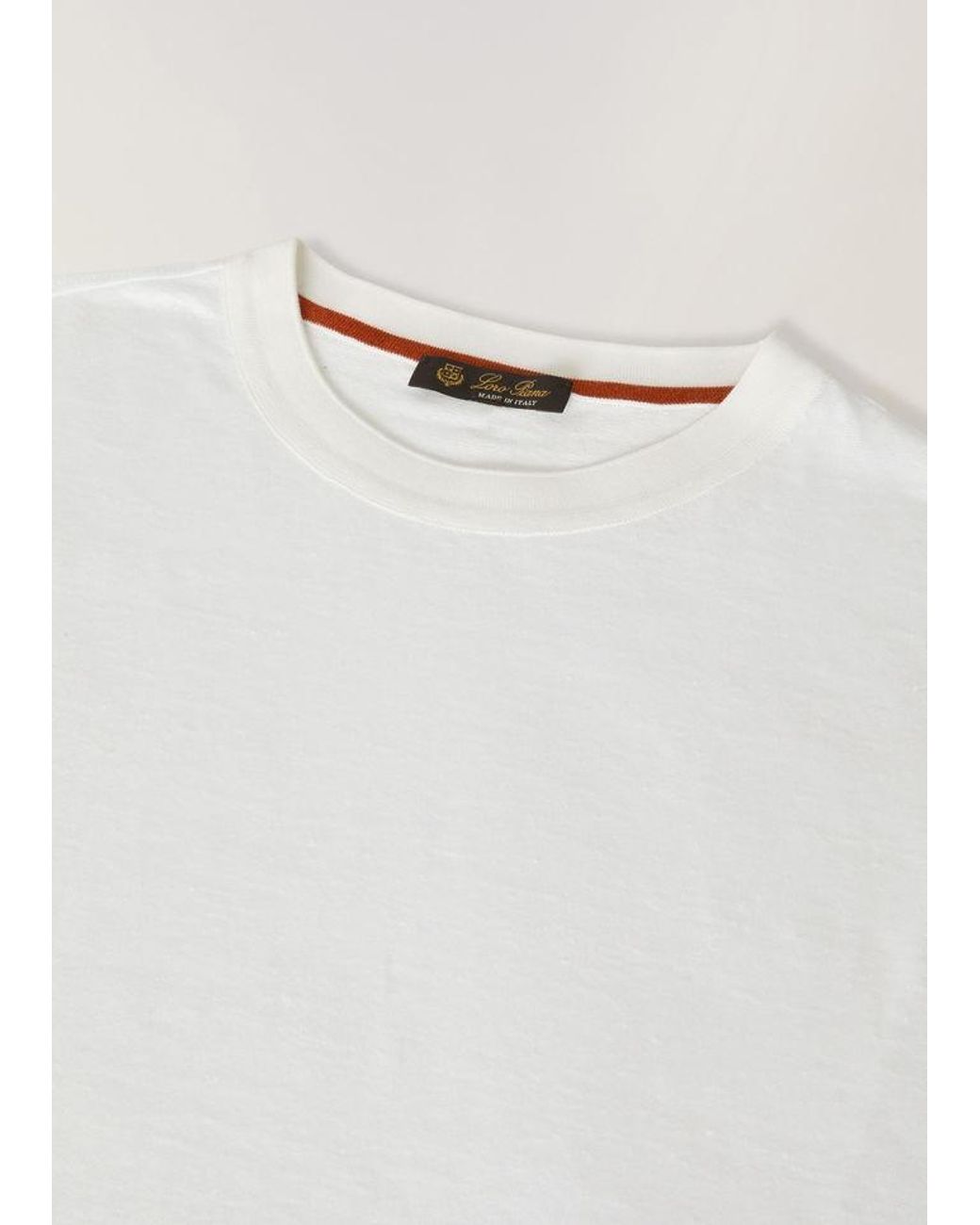 Loro Piana White Gargano Crewneck T-Shirt