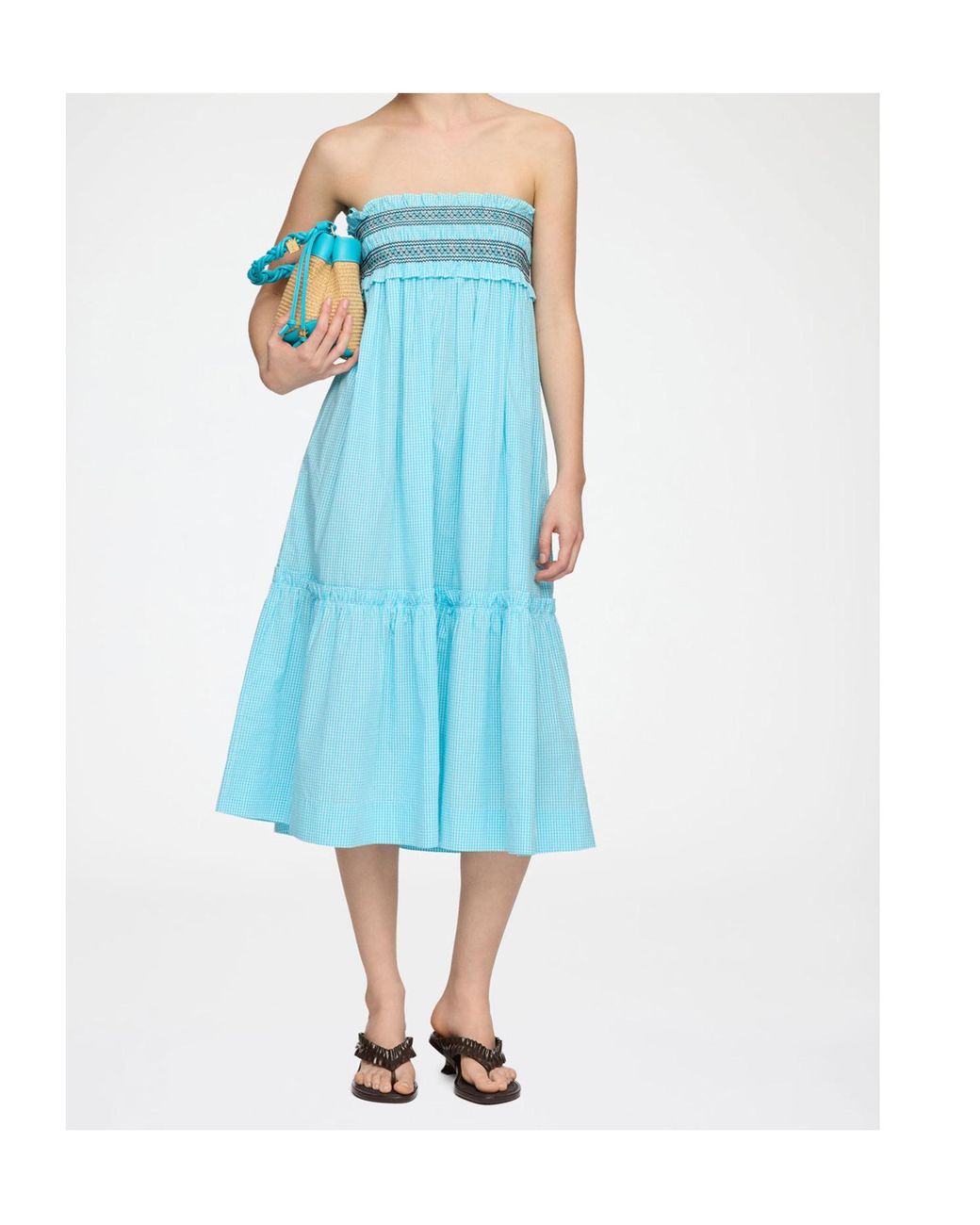 Ganni Blue Convertible Skirt