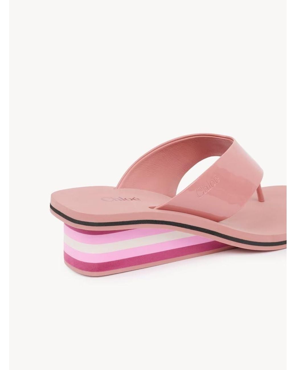Chloé Pink Chloé Swimming Cool Heeled Sandals