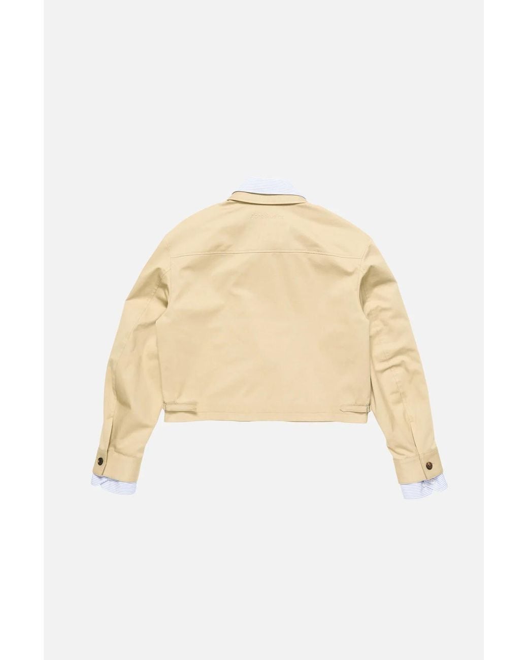 Acne Natural Layered Twill Jacket