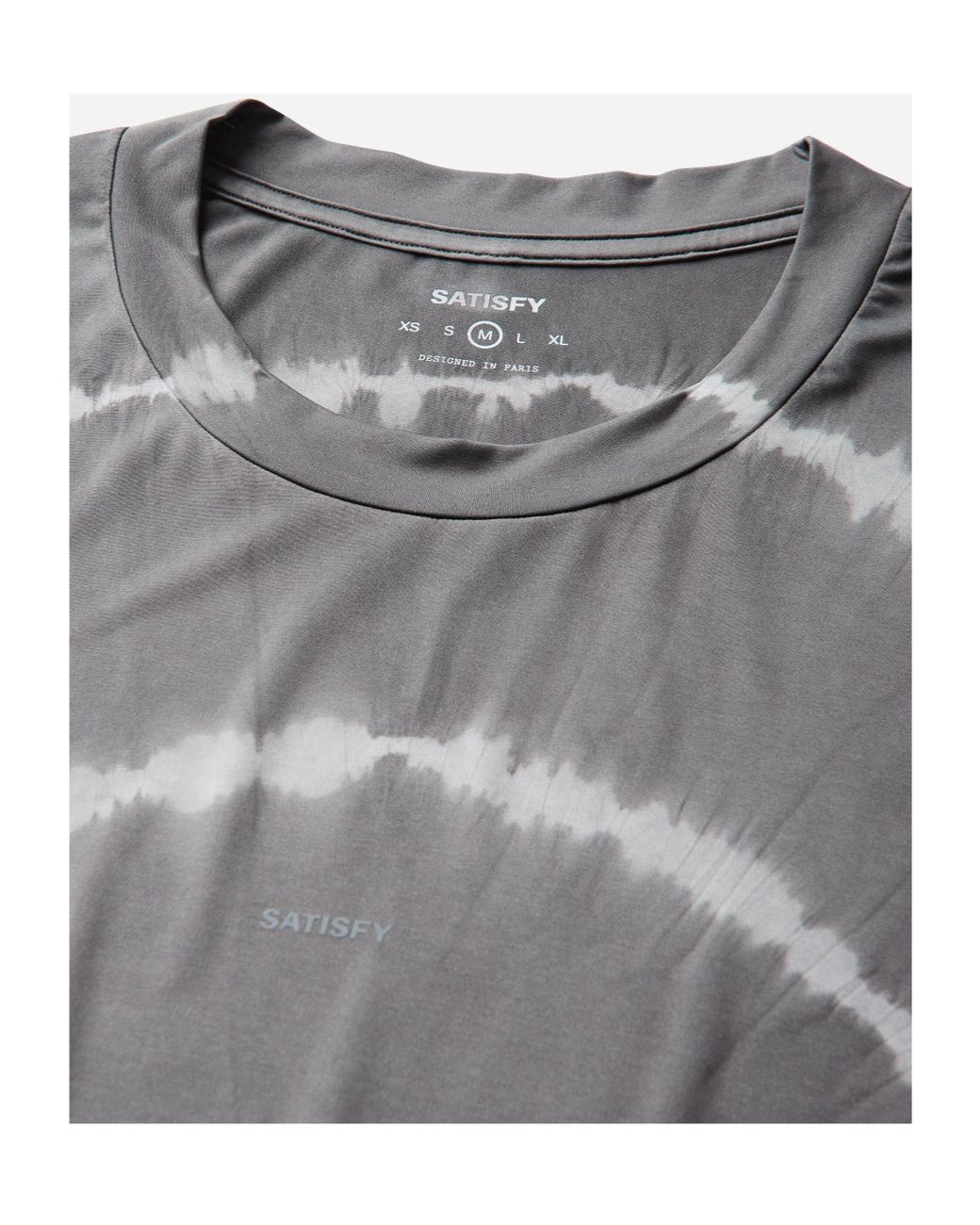 Satisfy Gray Short-Sleeved T-Shirt for men