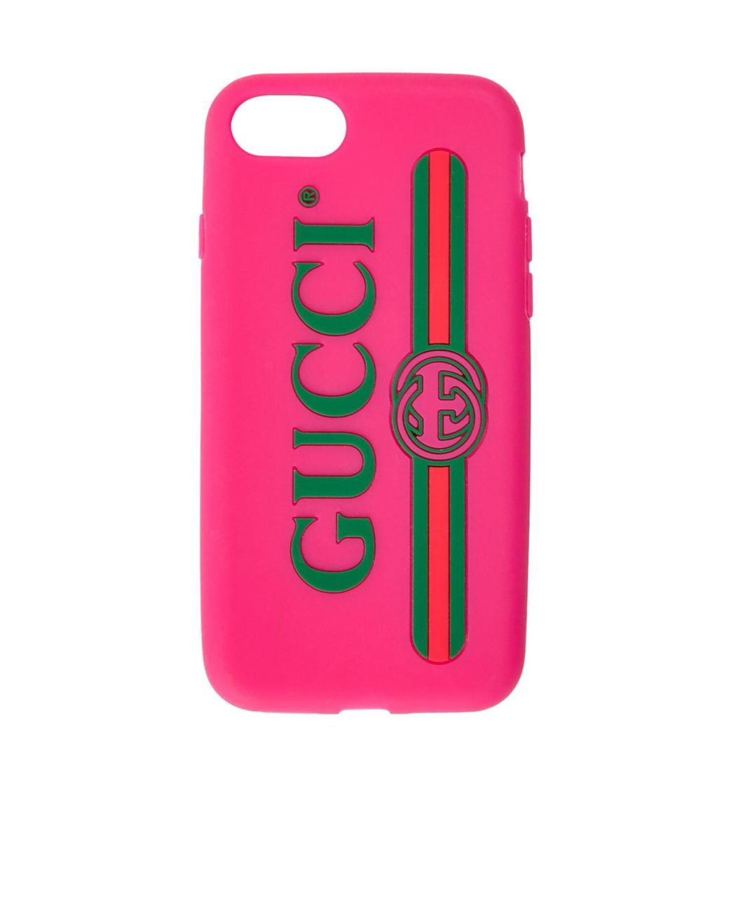 Gucci Pink Bright Silicone Phone Case