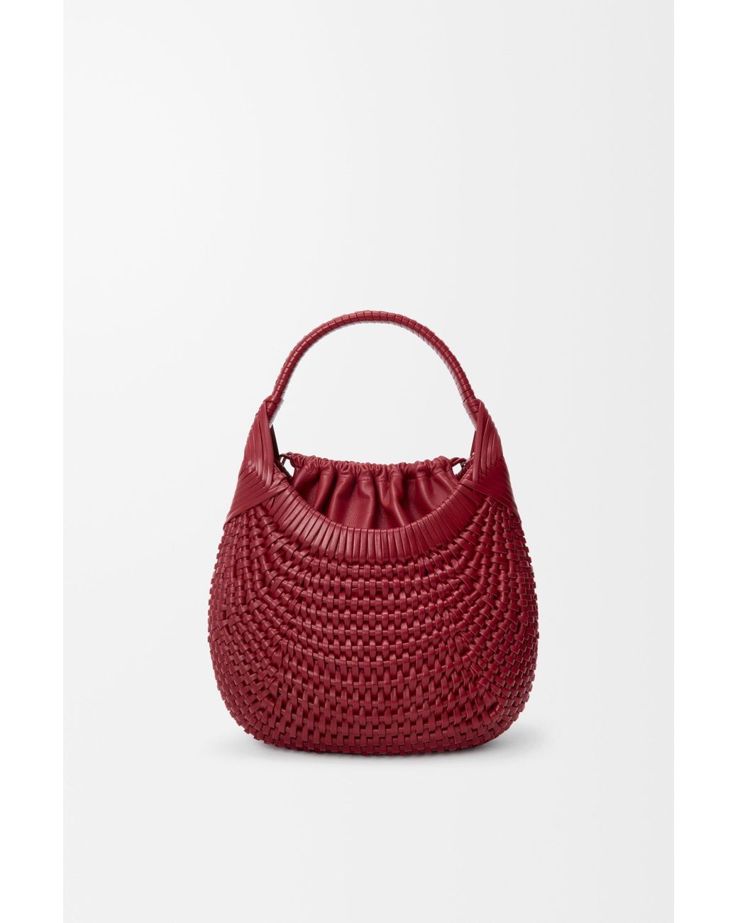 Loewe Red Sac Diamond Hobo En Cuir De Veau