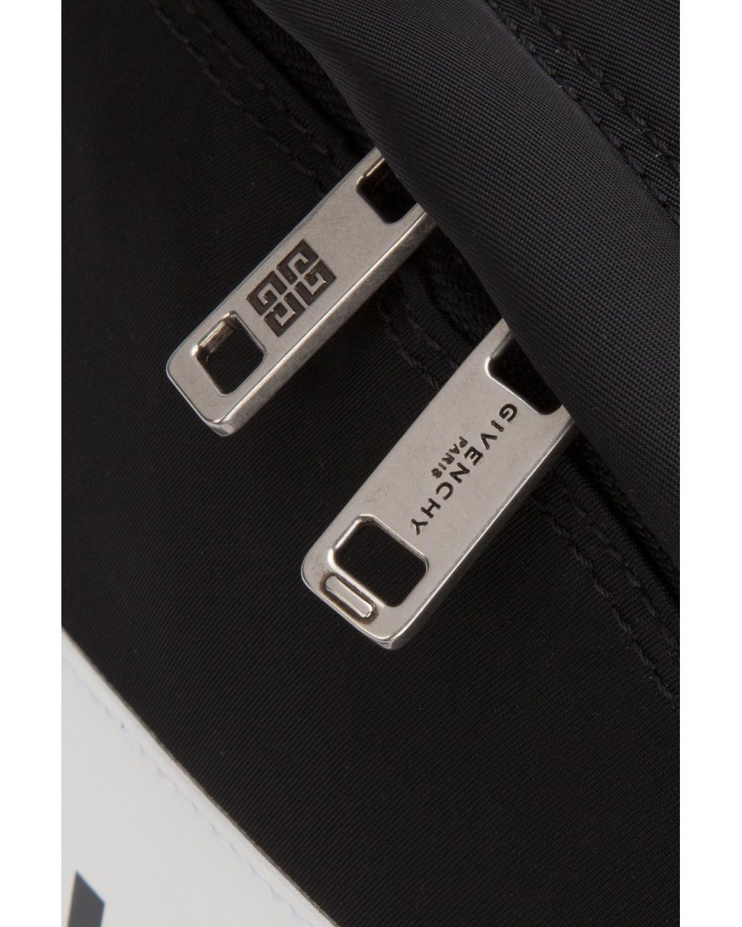 Givenchy Black Logo Stripe Backpack for men