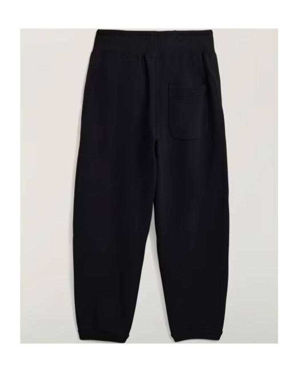 Y-3 Black Cuffed Track Pants for men