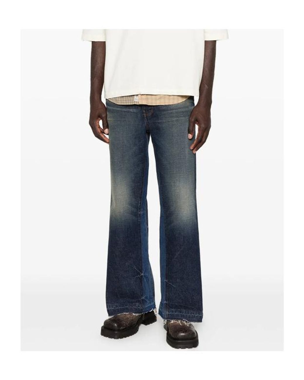 GALLERY DEPT. Blue Belt Loop Jeans for men