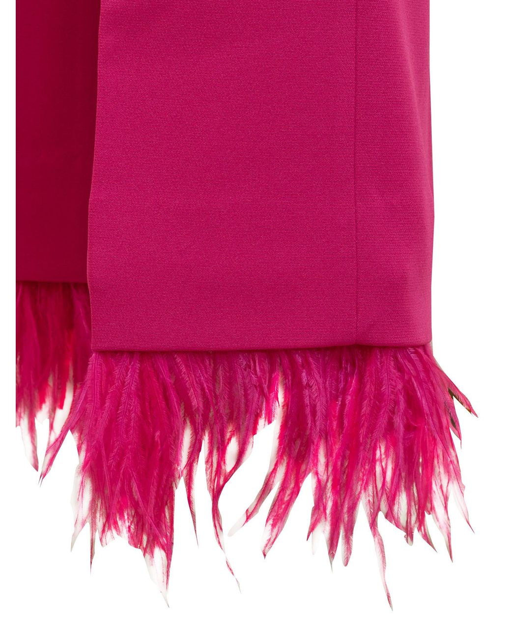Michael Kors Pink Michael Feather Detailed Stretch Trousers
