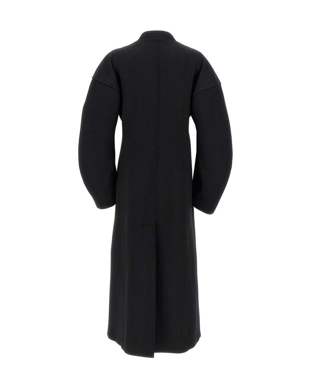 Jil Sander Black 53 Buttoned Coat