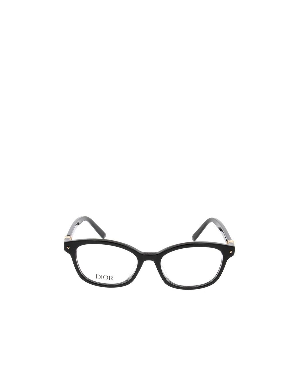 Dior White Eyewear Rectangular Frame Glasses