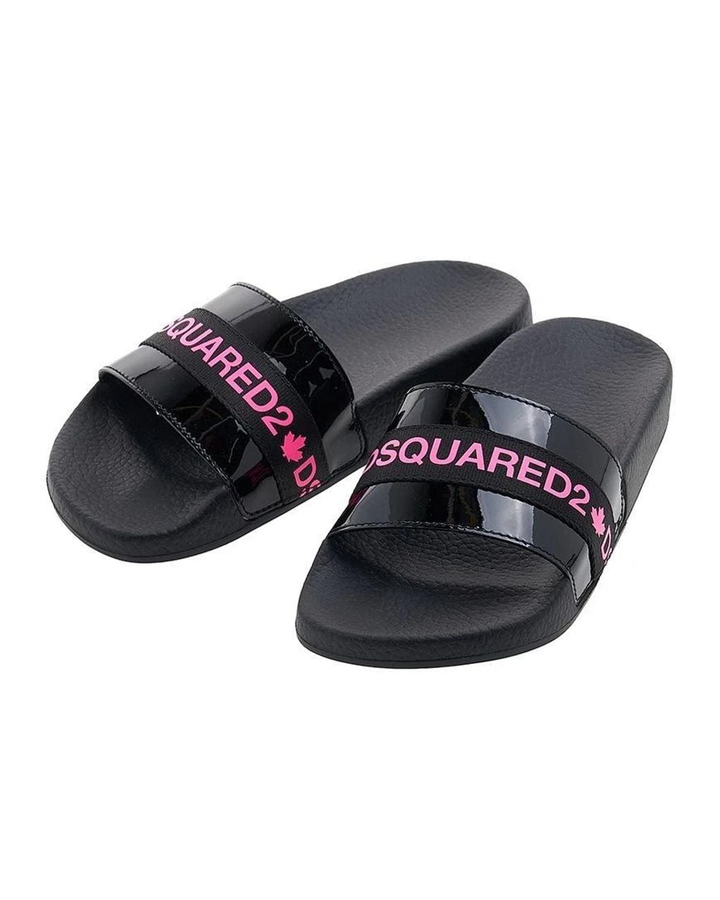 DSquared² Multicolor Logo Strap Slippers