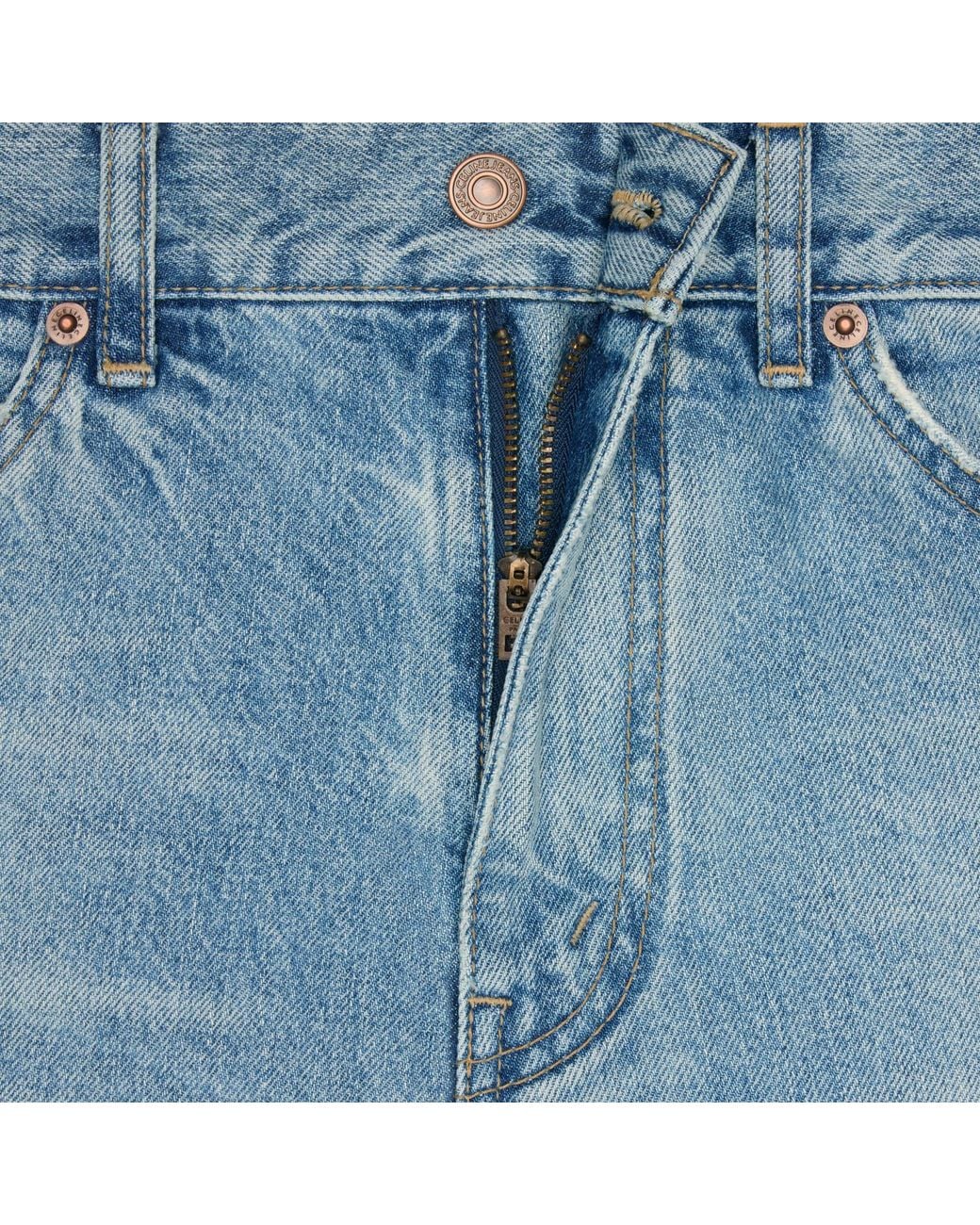 Céline Blue Multi-Pocket Flared Jeans