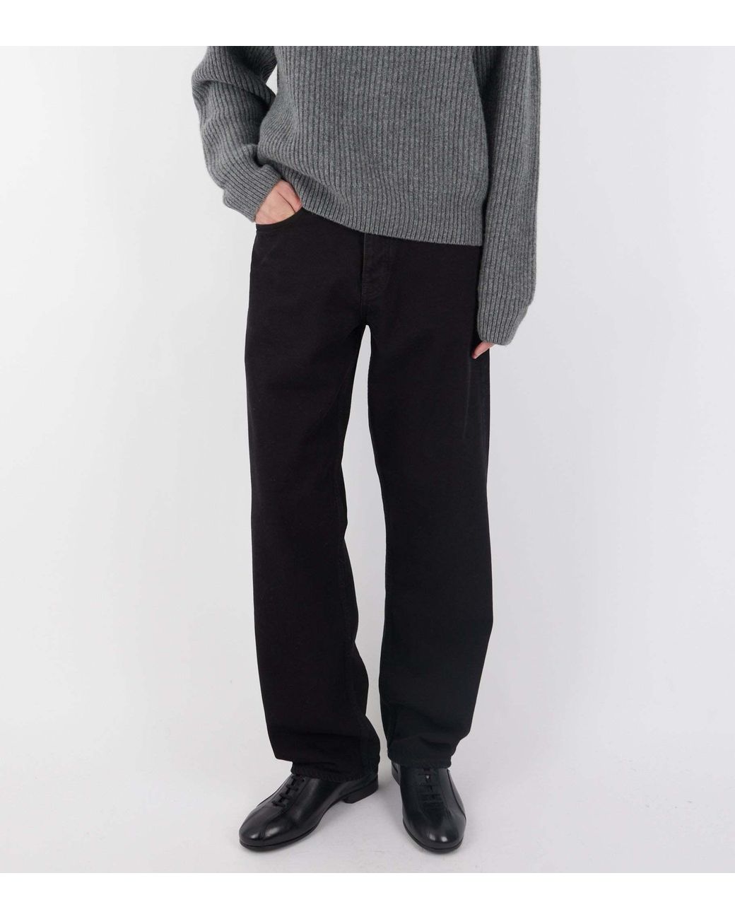 sunflower Black Loose Jeans for men