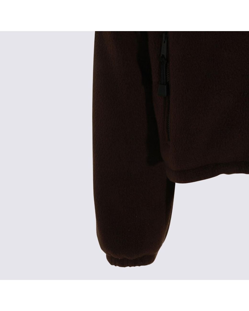 Miu Miu Brown Fleece Down Jacket
